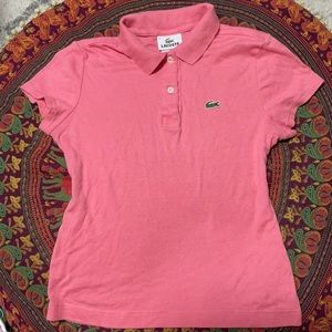 Girls short sleeve polo Lacoste size 12